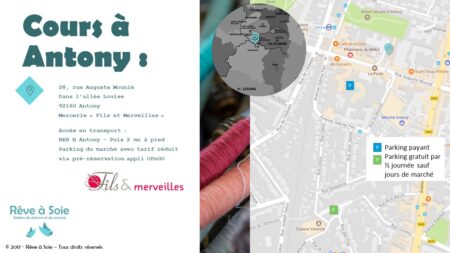 Plan d'accès cours à Antony